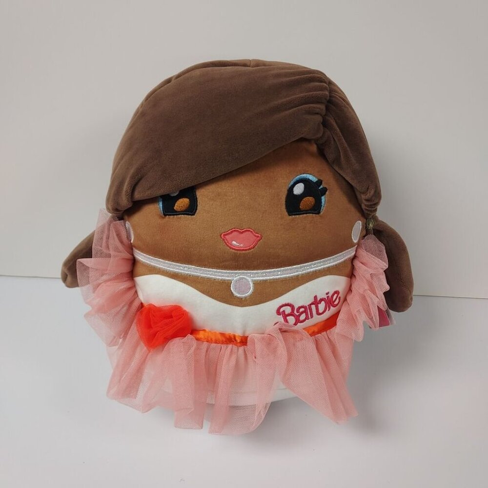 MATTEL BARBIE CUUTOPIA BROWN PEACHES AND CREAM OUTFIT PLUSH TOY 1O INCH NWT